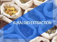 Alkaloid extraction resin